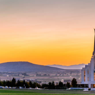 19 Rexburg Temple Pictures: The Field is White