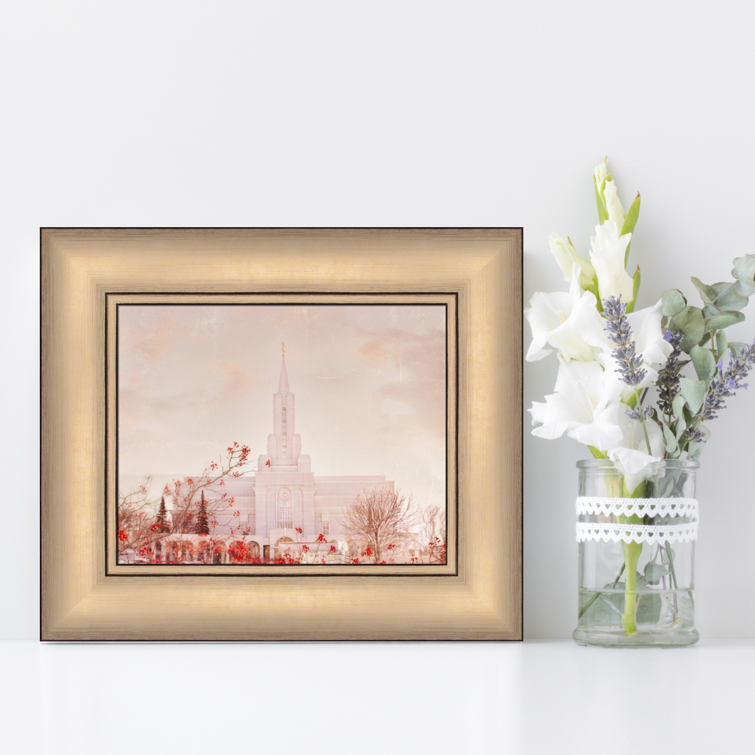 LDS Temple on sale painting *new*