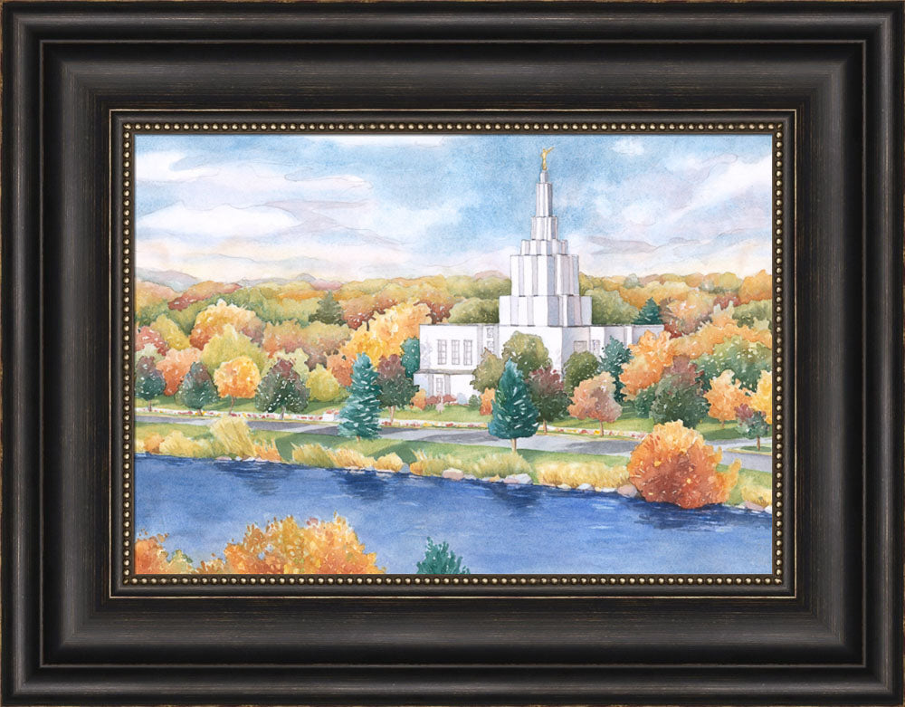 Idaho Falls Temple by Anne Bradham