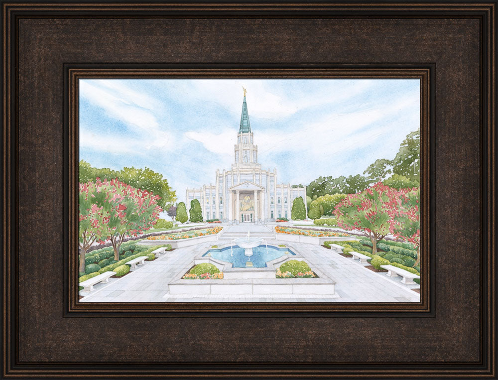 Houston Texas Temple by Anne Bradham
