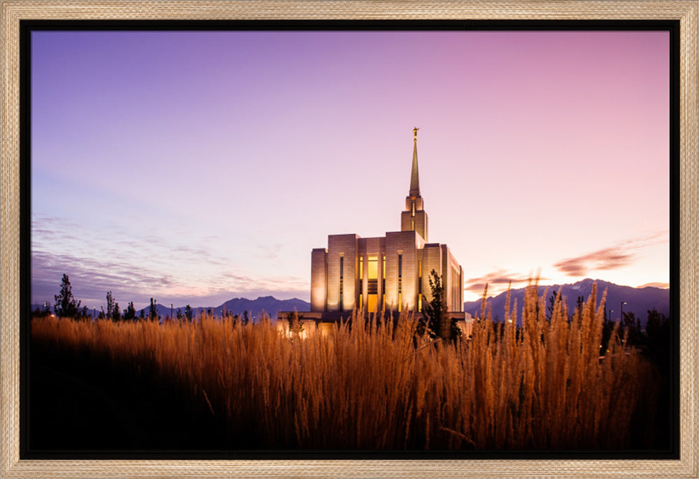 Oquirrh Mountain Temple - Morning Twilight