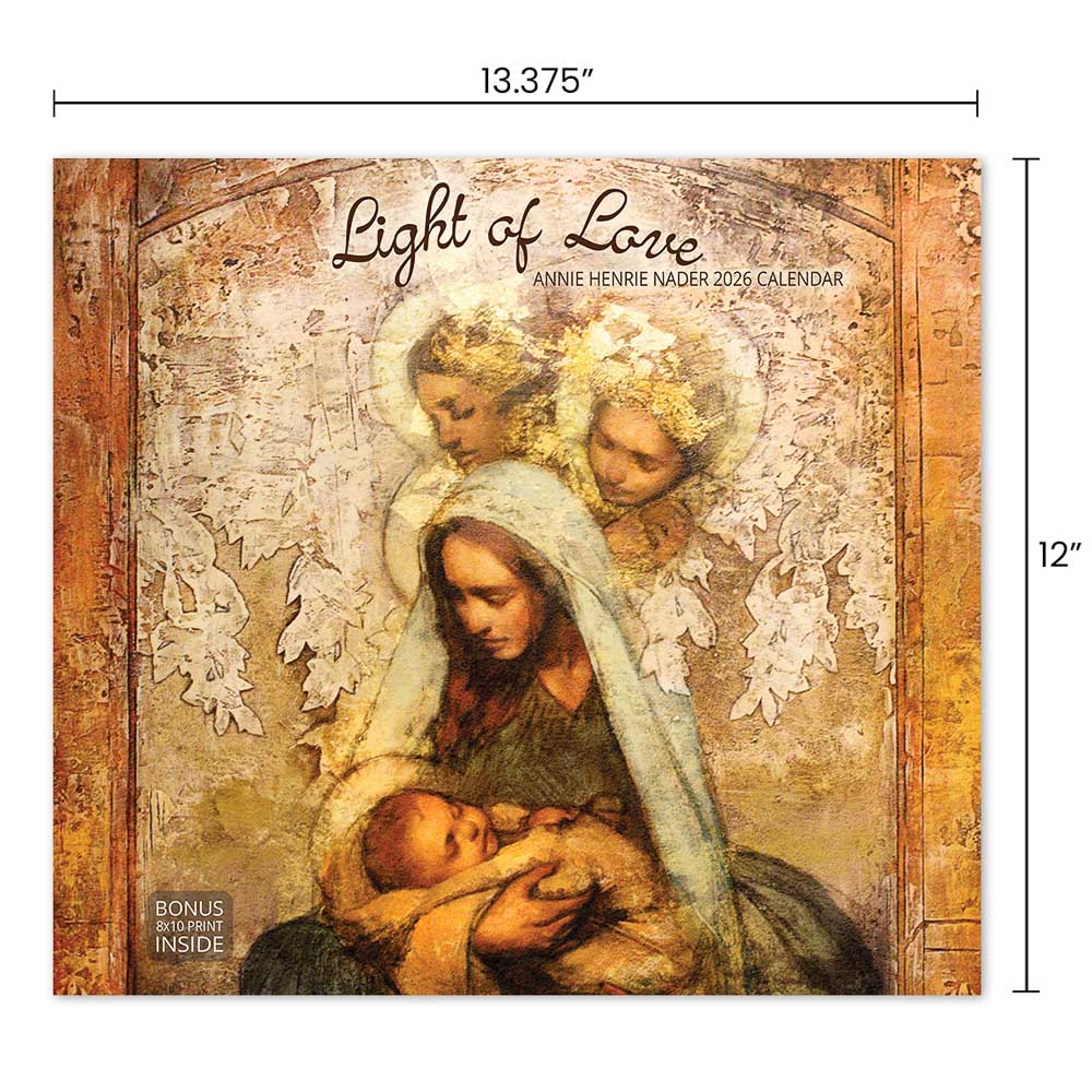Light of Love Annie Henrie Nader 2026 Calendar