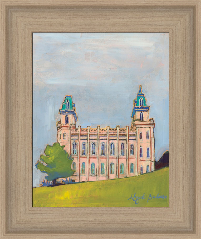 Manti Temple - On a Hill by Abigale Palmer