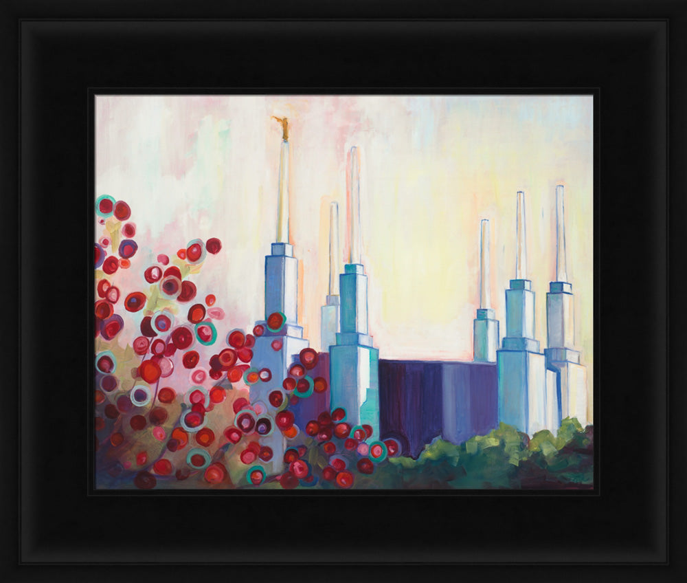 Washington DC Temple - In the Spring by Abigale Palmer