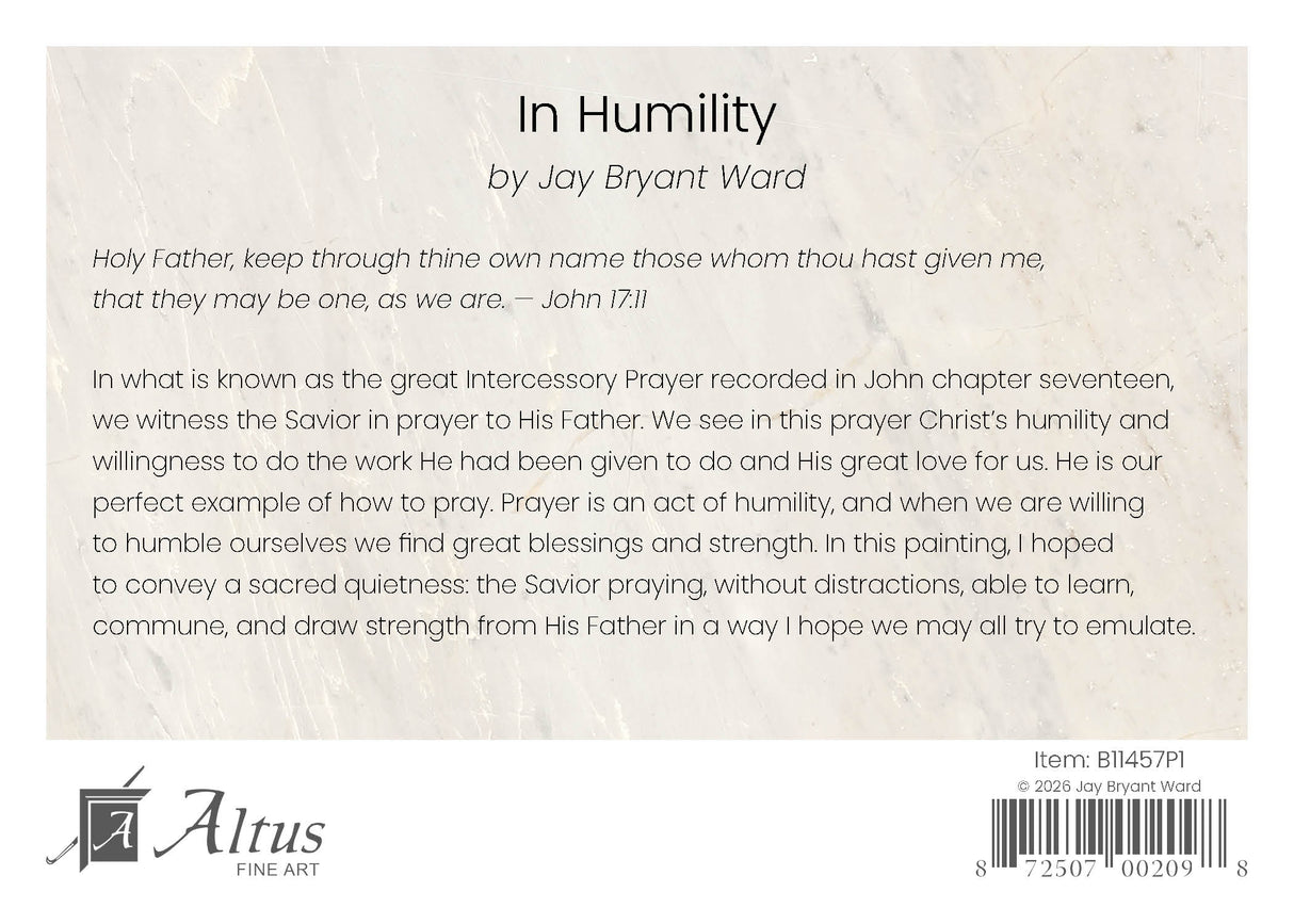 In Humility