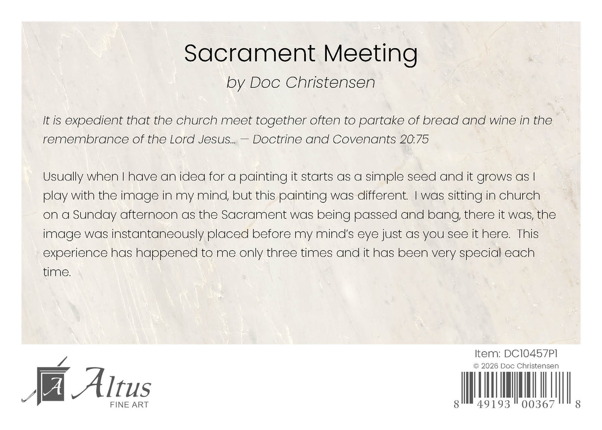 Sacrament Meeting by Doc Christensen