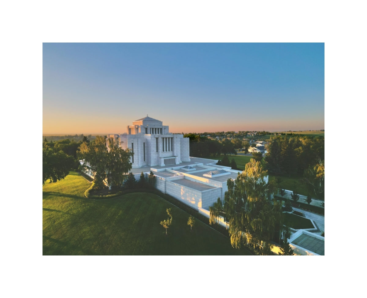 Cardston Alberta Canada Temple - Prairie To Promise