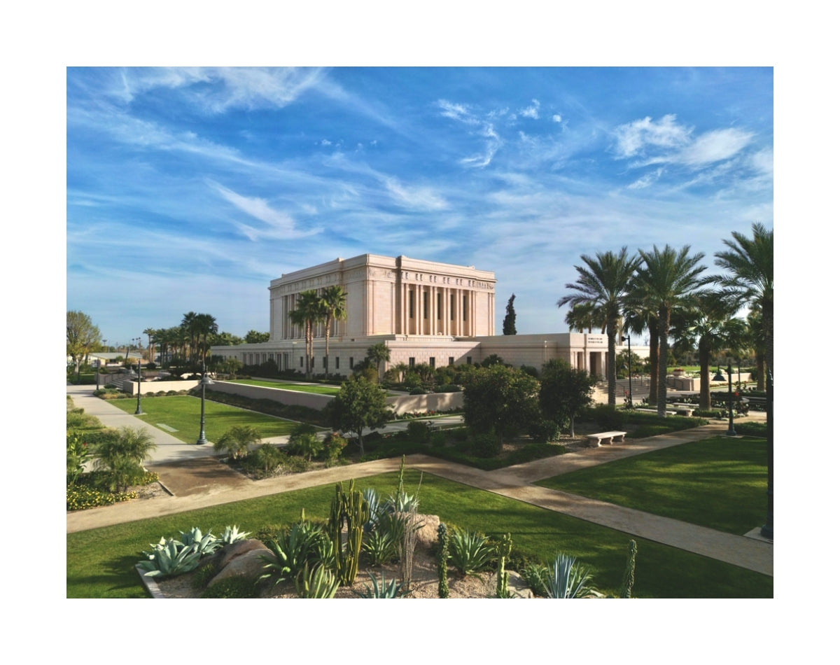 Mesa Arizona Temple - Standing Firm on Dry Ground