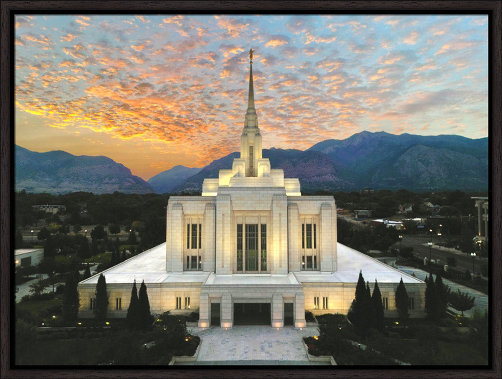 Ogden Utah Temple - The Day Dawn Is Breaking