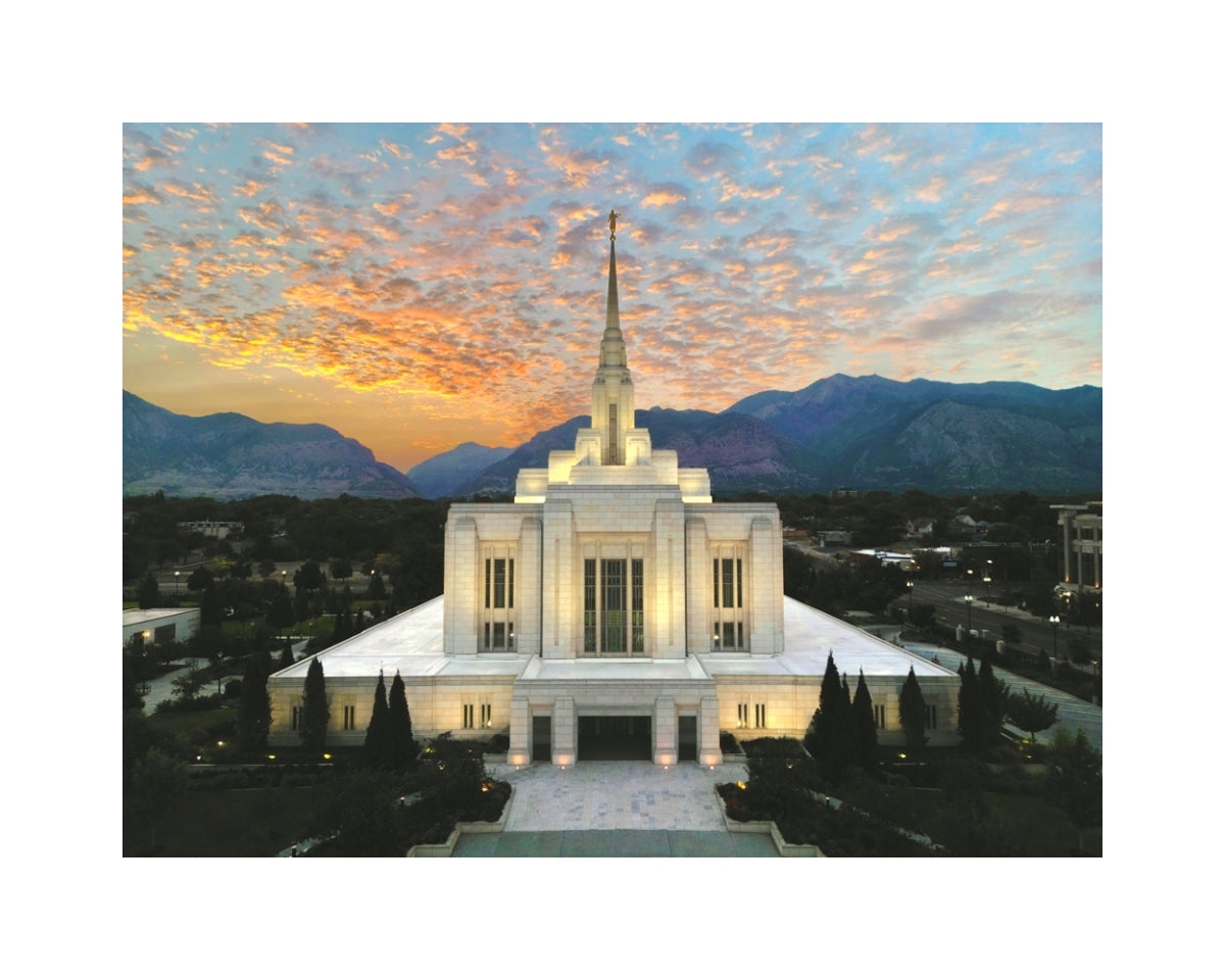 Ogden Utah Temple - The Day Dawn Is Breaking