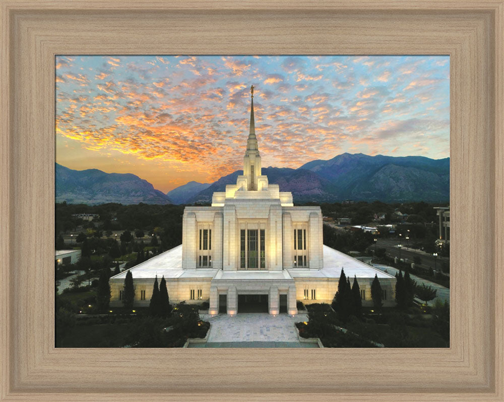 Ogden Utah Temple - The Day Dawn Is Breaking