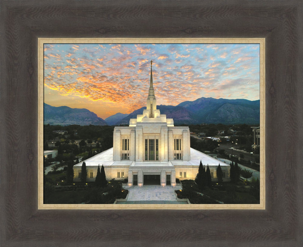 Ogden Utah Temple - The Day Dawn Is Breaking