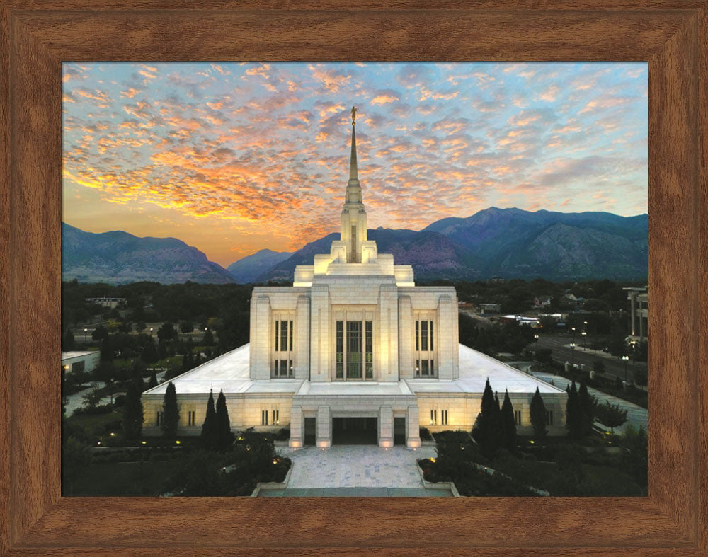 Ogden Utah Temple - The Day Dawn Is Breaking