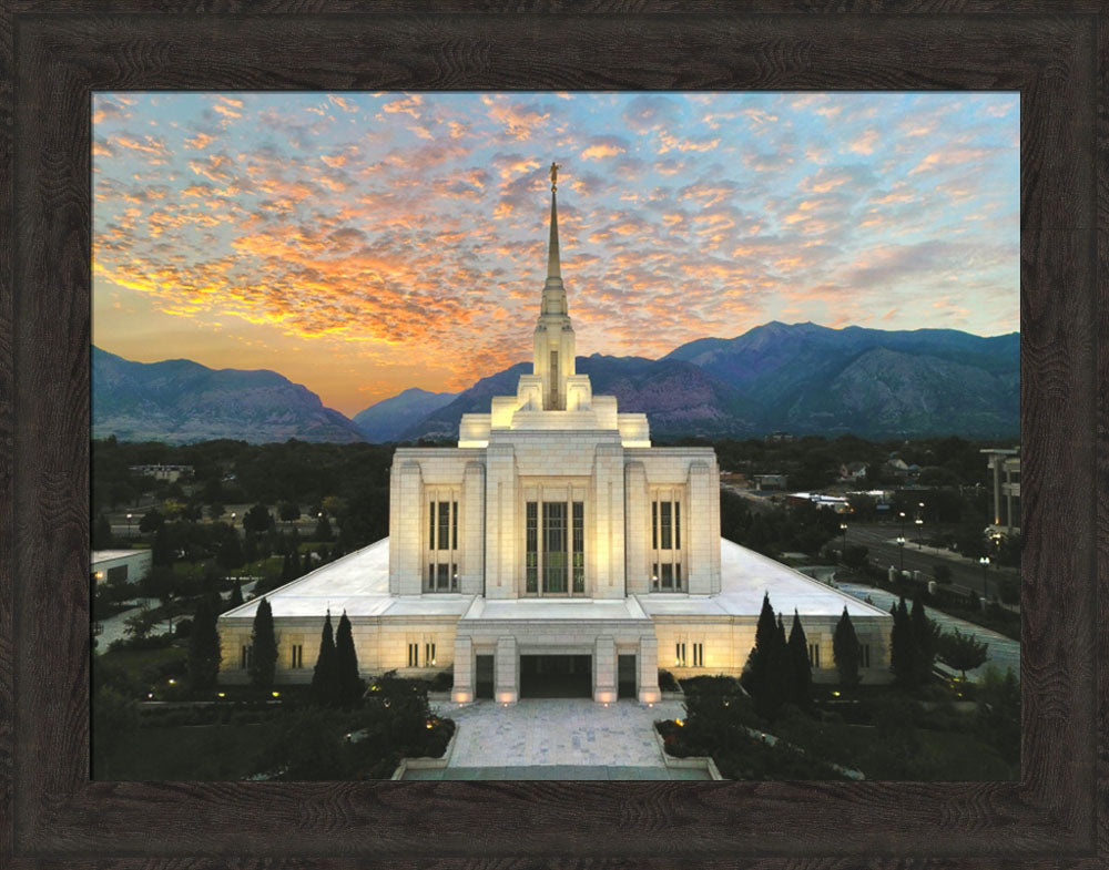 Ogden Utah Temple - The Day Dawn Is Breaking