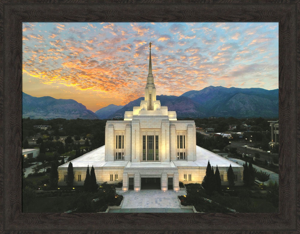 Ogden Utah Temple - The Day Dawn Is Breaking