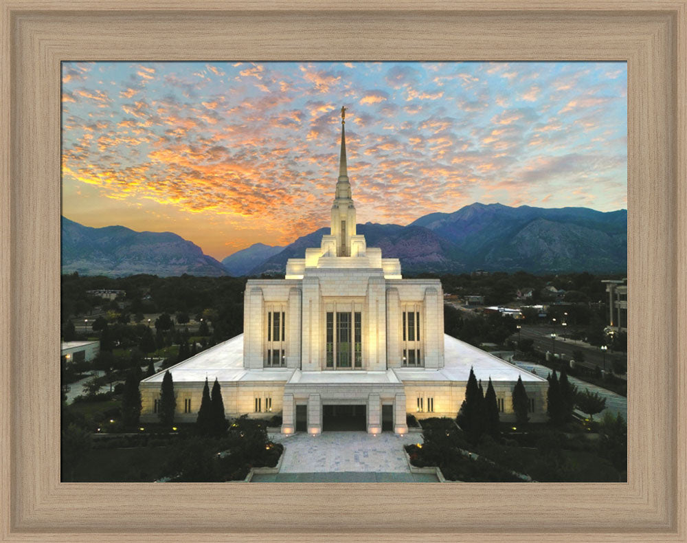 Ogden Utah Temple - The Day Dawn Is Breaking
