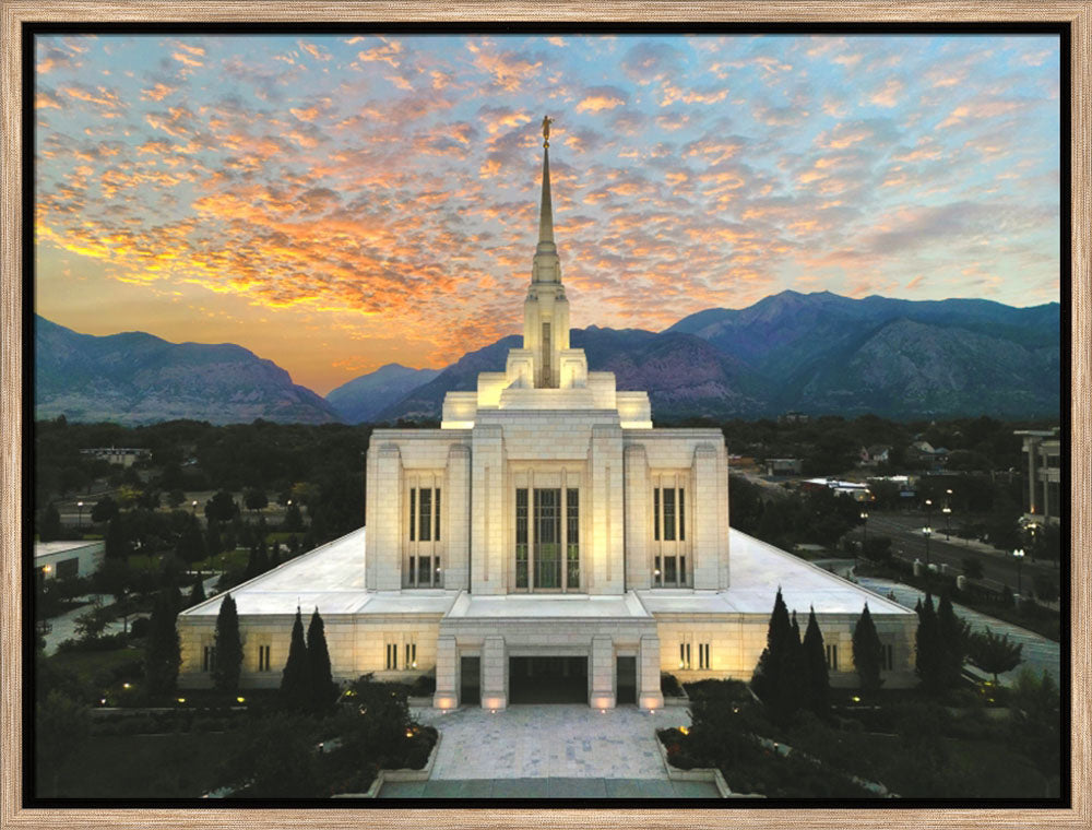 Ogden Utah Temple - The Day Dawn Is Breaking
