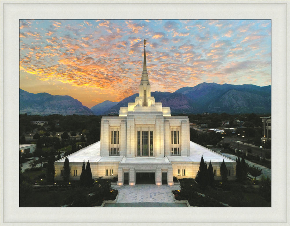 Ogden Utah Temple - The Day Dawn Is Breaking