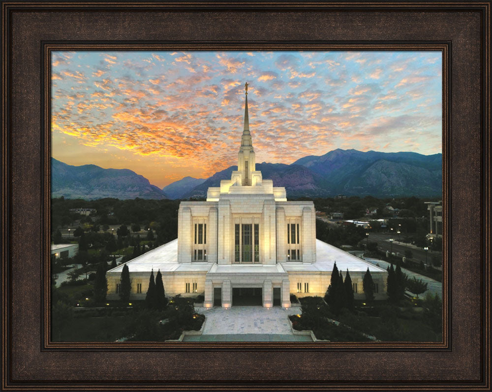 Ogden Utah Temple - The Day Dawn Is Breaking