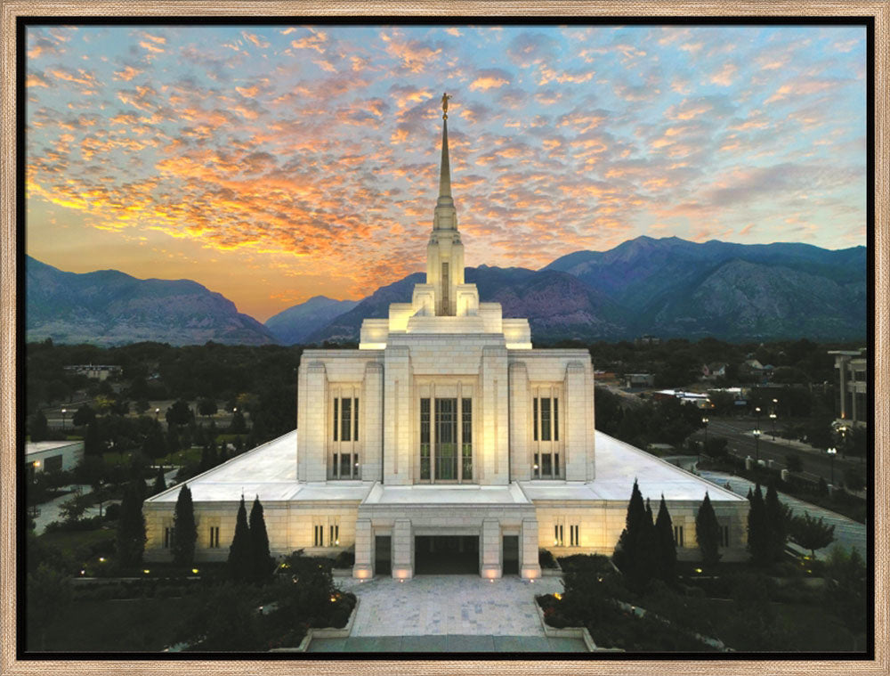 Ogden Utah Temple - The Day Dawn Is Breaking