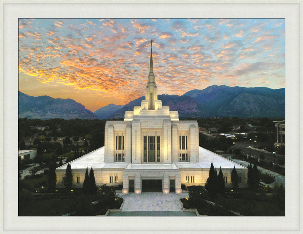 Ogden Utah Temple - The Day Dawn Is Breaking