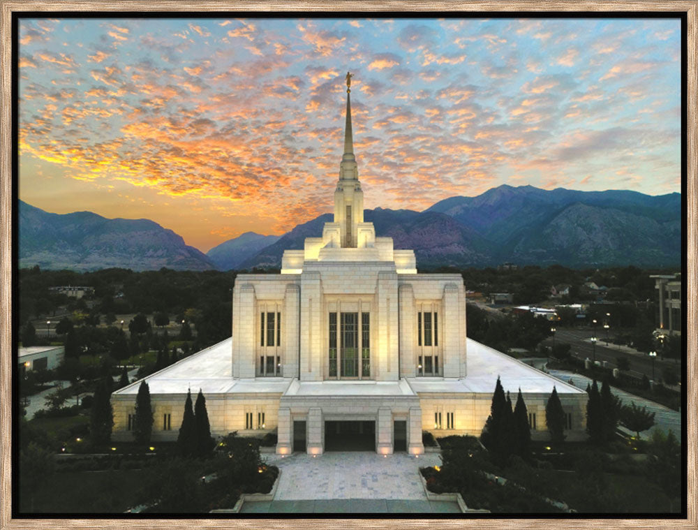 Ogden Utah Temple - The Day Dawn Is Breaking