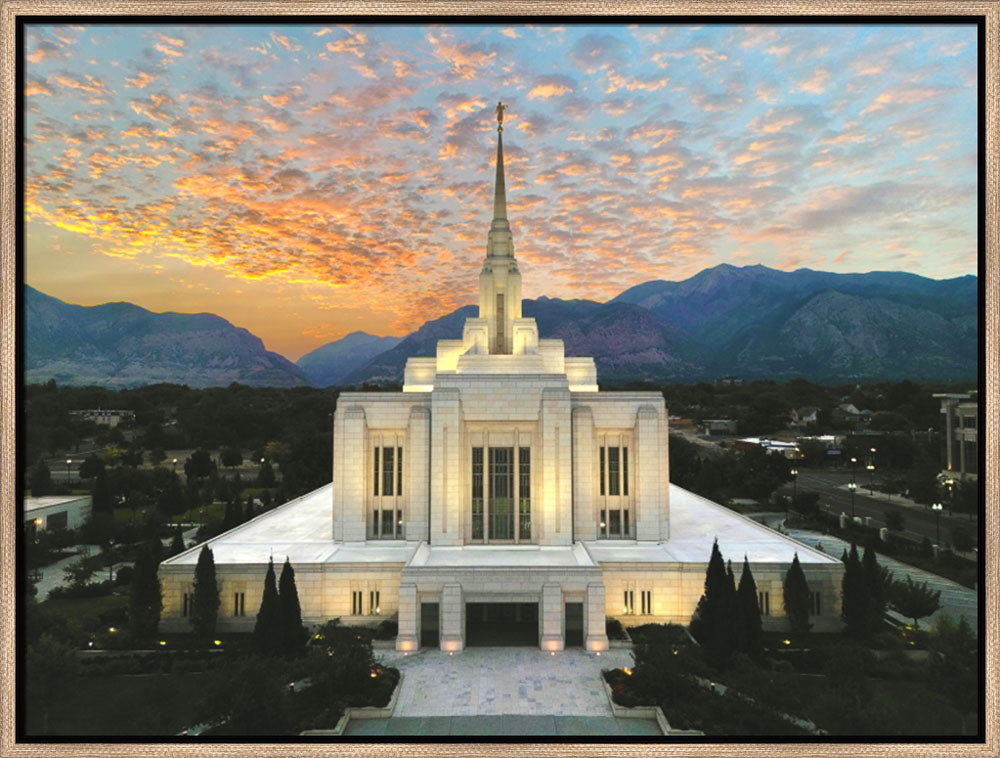 Ogden Utah Temple - The Day Dawn Is Breaking