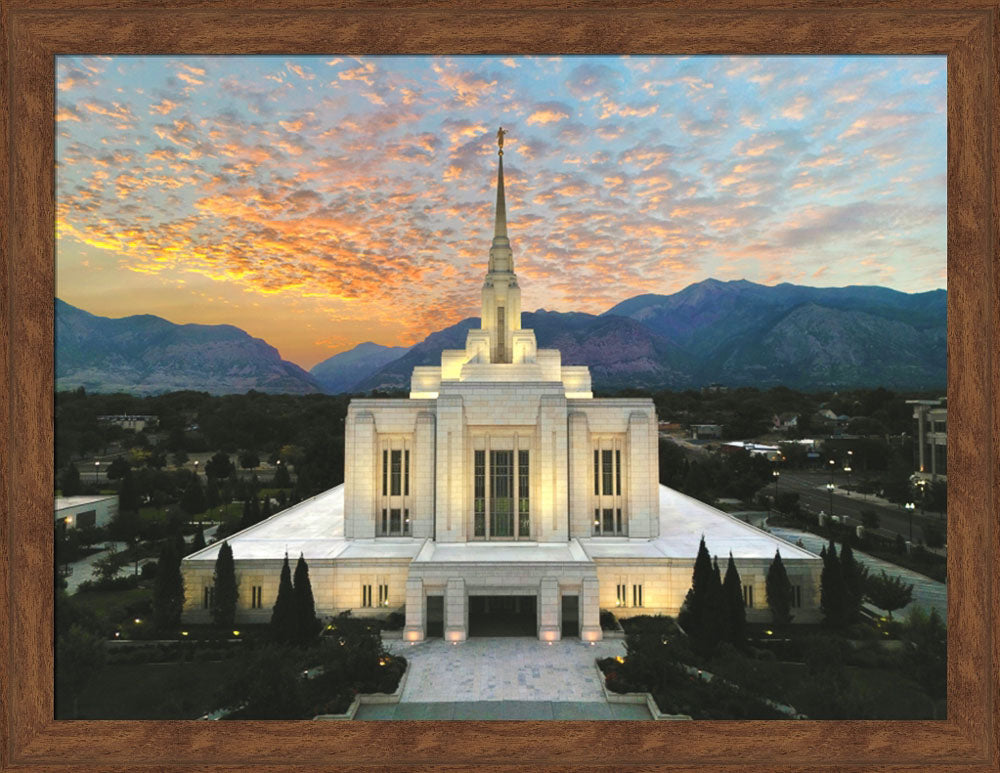 Ogden Utah Temple - The Day Dawn Is Breaking