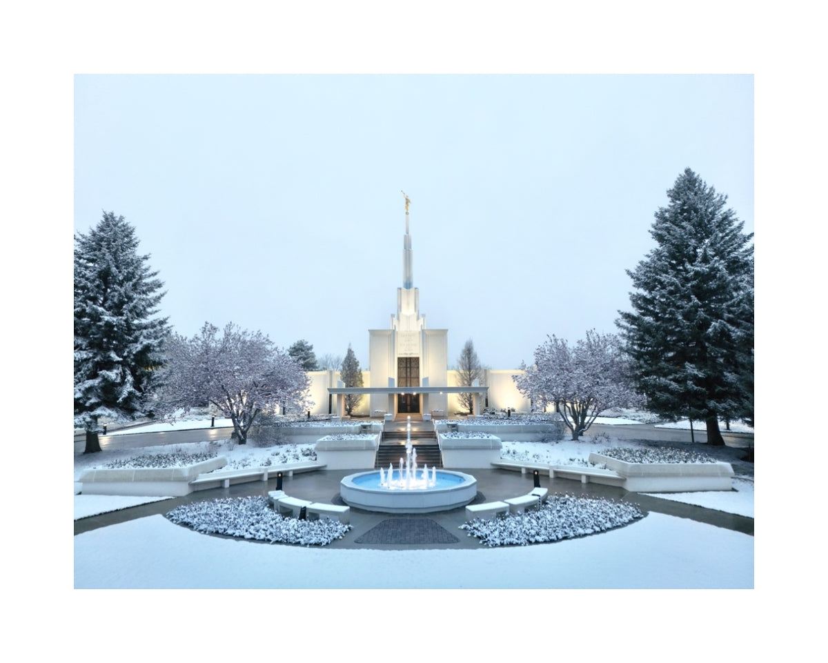 Denver Colorado Temple - Seasons Collide