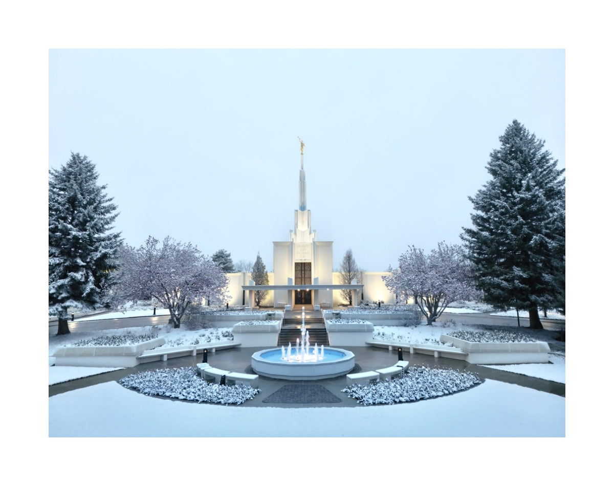 Denver Colorado Temple - Seasons Collide