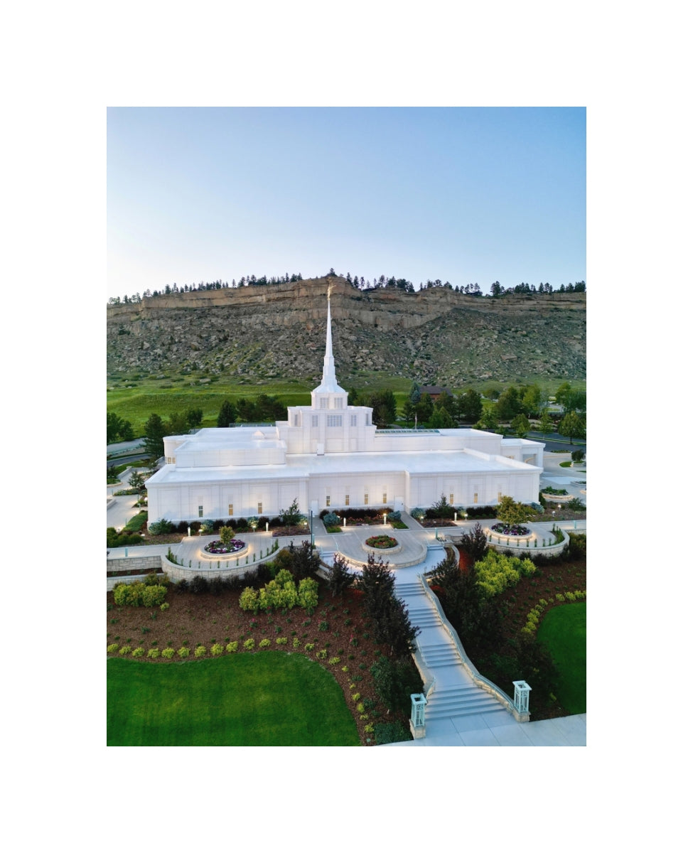 Billings Montana Temple - A House Built Upon A Rock