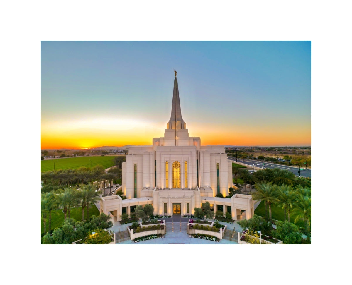 Gilbert Arizona Temple - Sonoran Sunset
