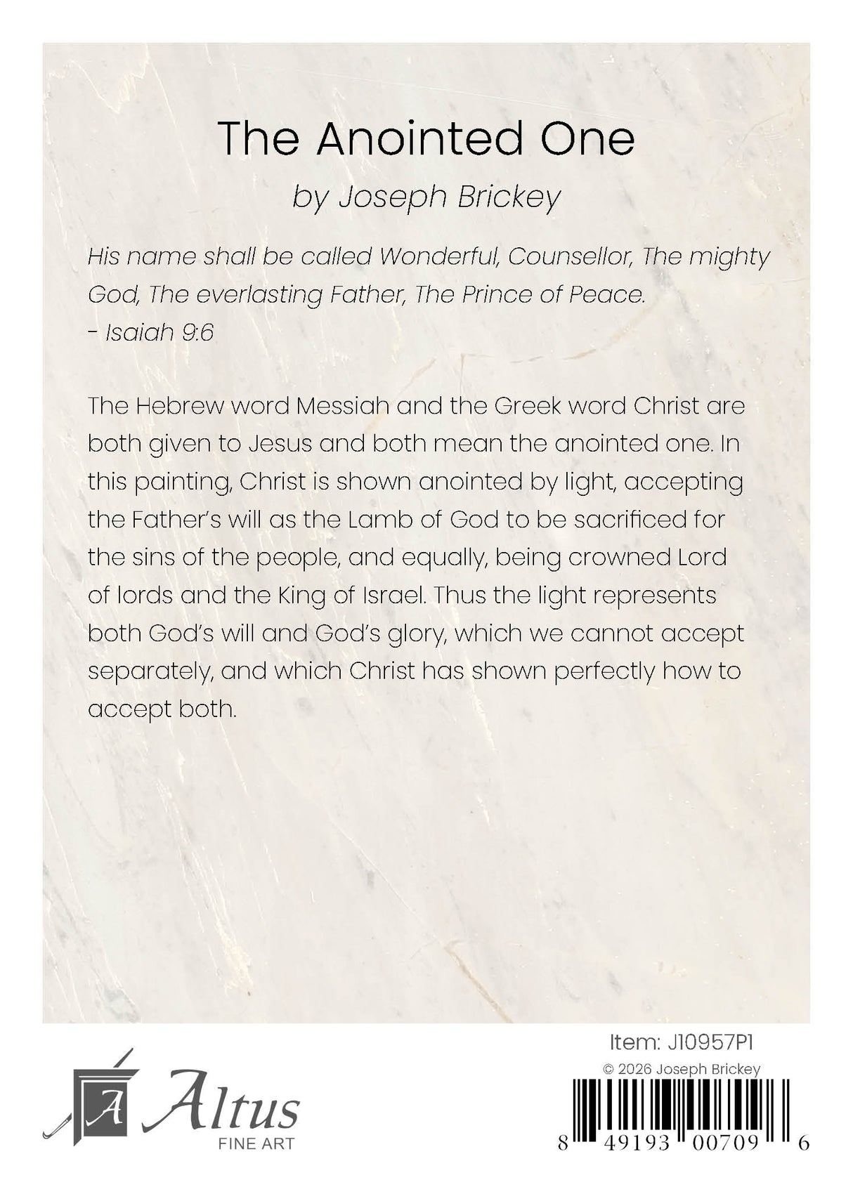 The Anointed One