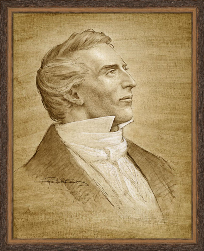Joseph Smith portrait (sketch) by Joseph Brickey