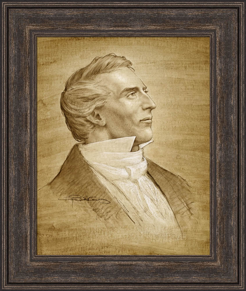 Joseph Smith portrait (sketch) by Joseph Brickey