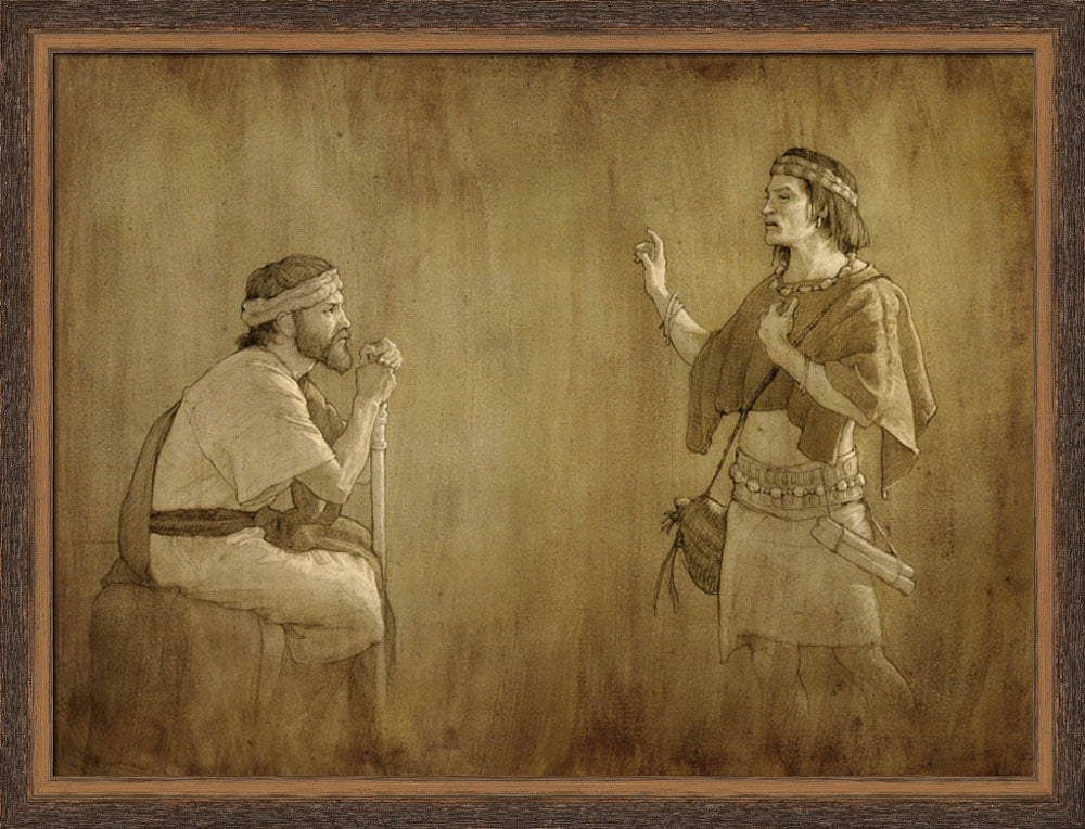 Jacob and Sherem by Joseph Brickey