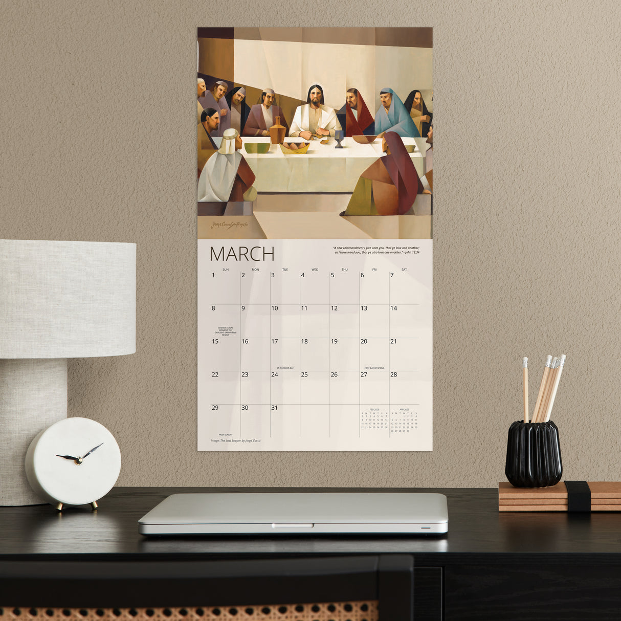 Walk with Him Jorge Cocco 2026 Calendar