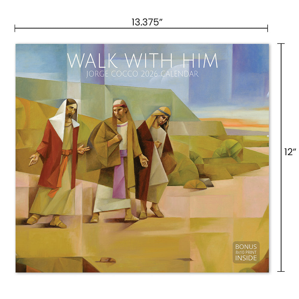 Walk with Him Jorge Cocco 2026 Calendar
