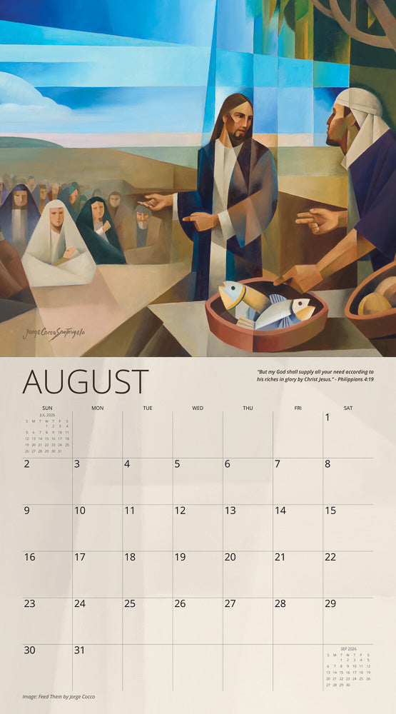 Walk with Him Jorge Cocco 2026 Calendar