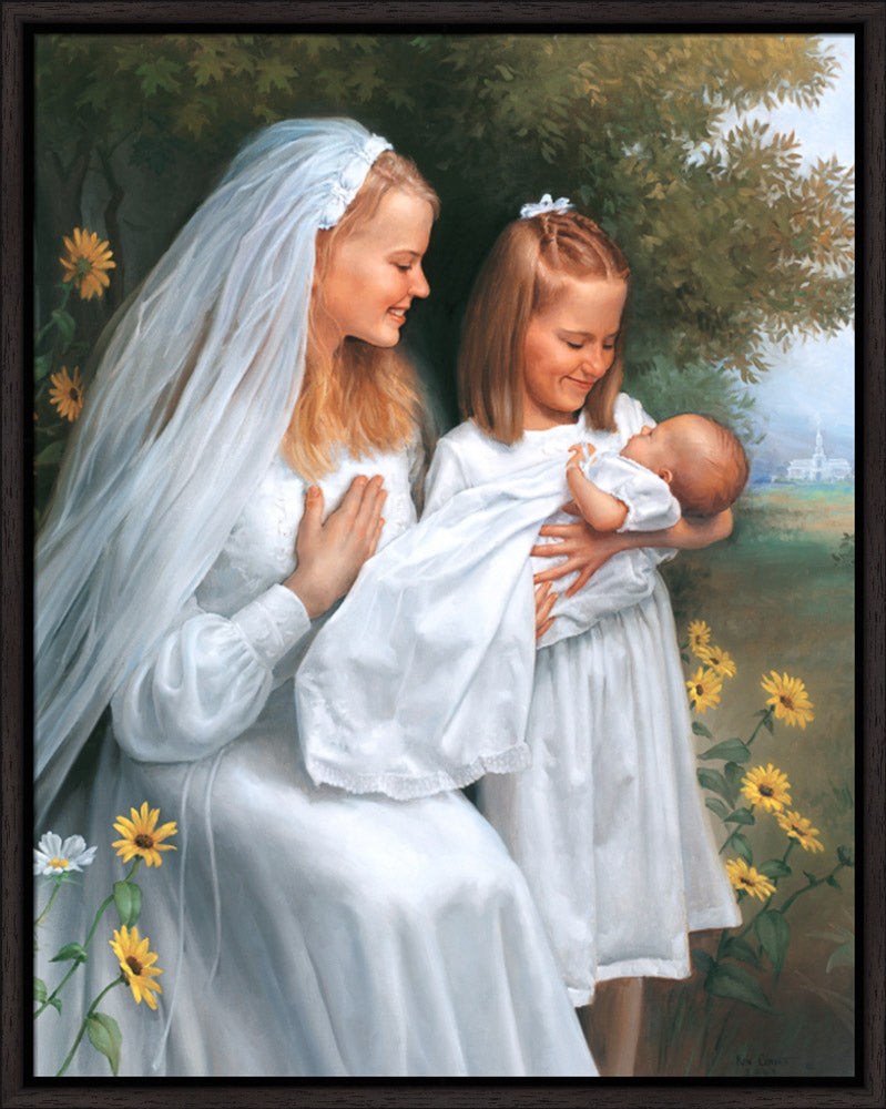 Three White Dresses