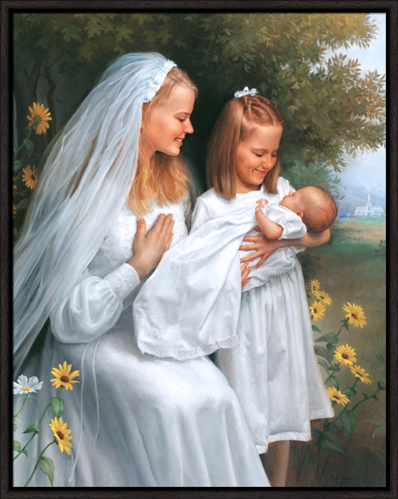 Three White Dresses