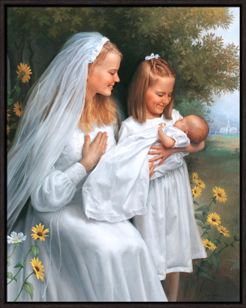 Three White Dresses