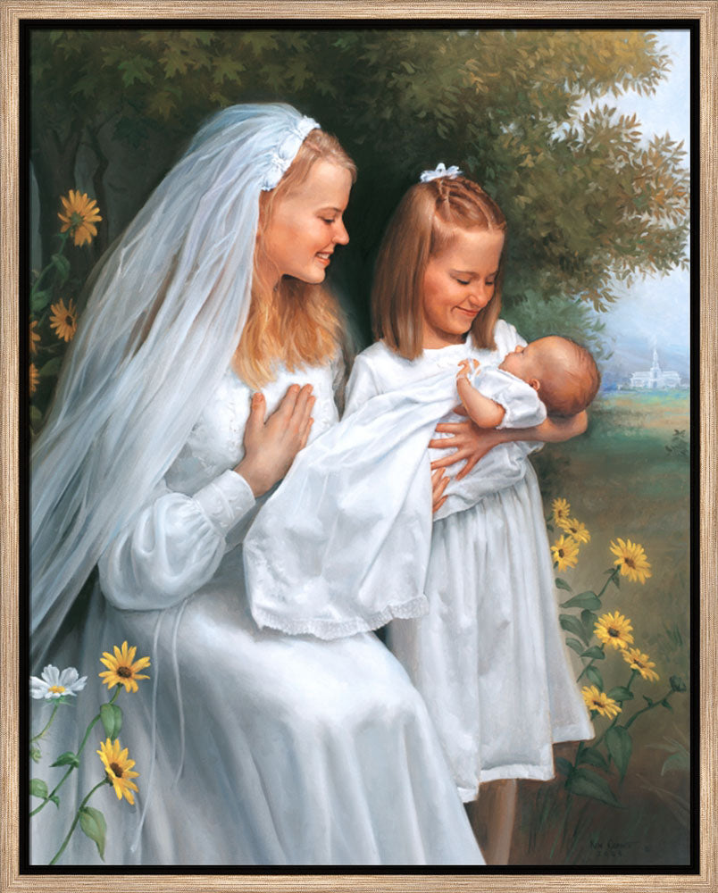 Three White Dresses
