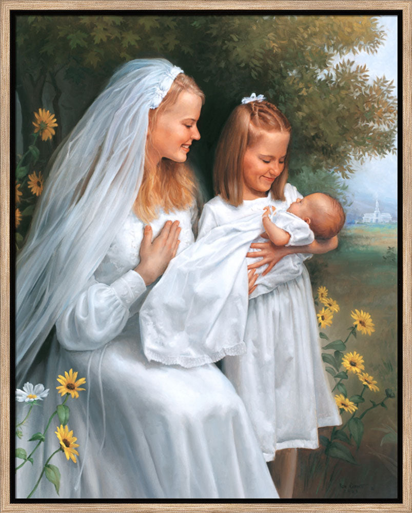 Three White Dresses