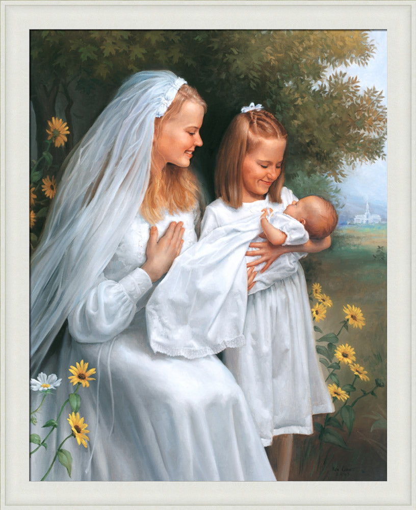 Three White Dresses
