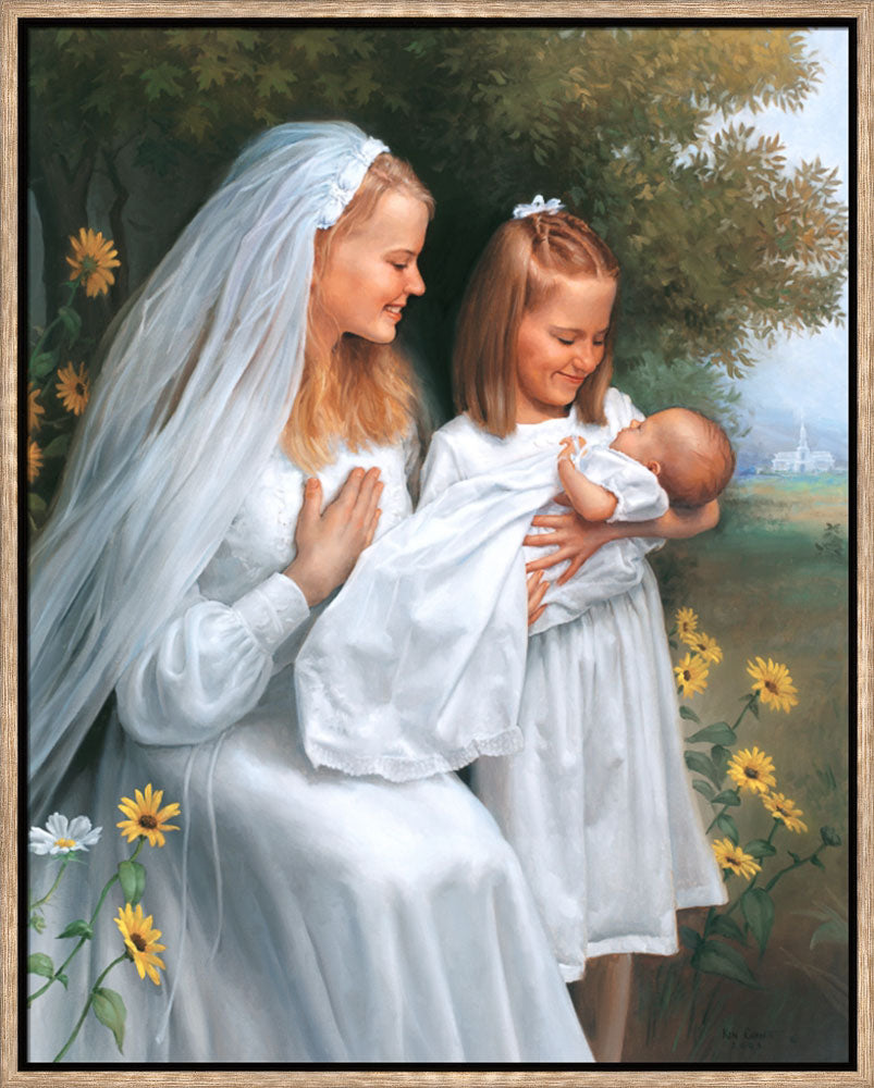 Three White Dresses