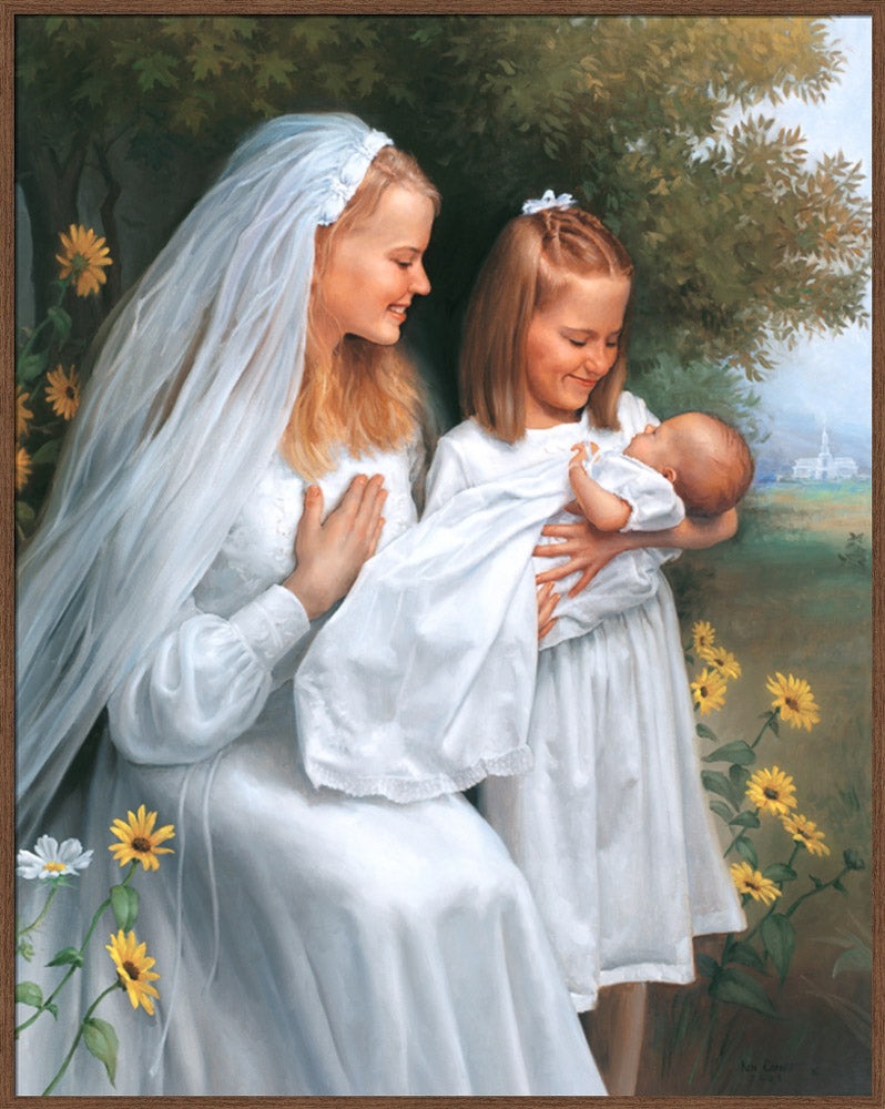 Three White Dresses