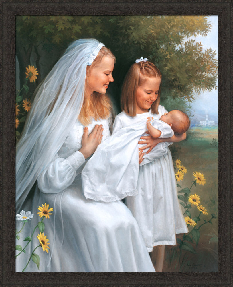 Three White Dresses