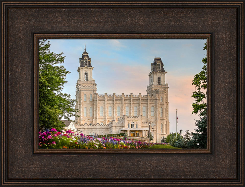 Manti Temple - Flower Garden