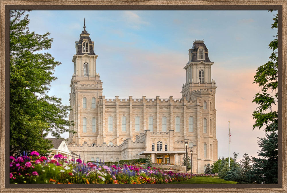 Manti Temple - Flower Garden